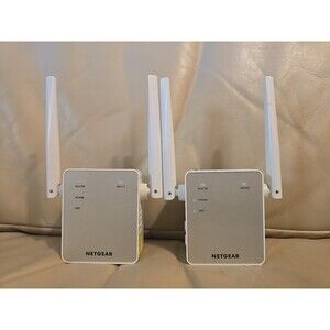 NETGEAR WiFi 5GHz Range Extender EX6120 AC1200 Bundle Of 2, White